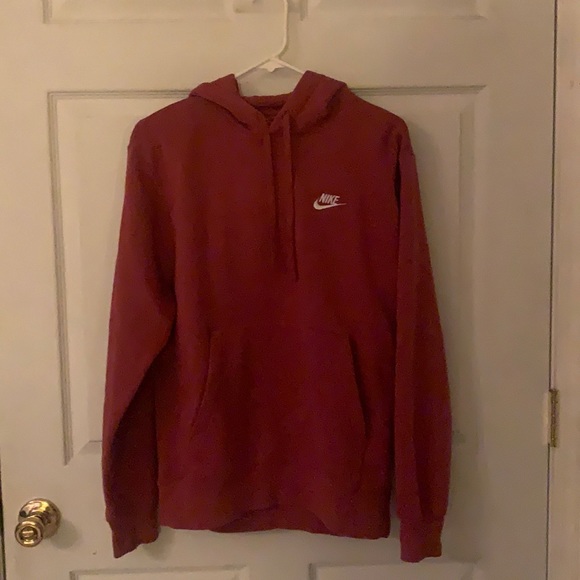Nike Other - Used Burgundy Nike hoodie men’s adult small. Like new